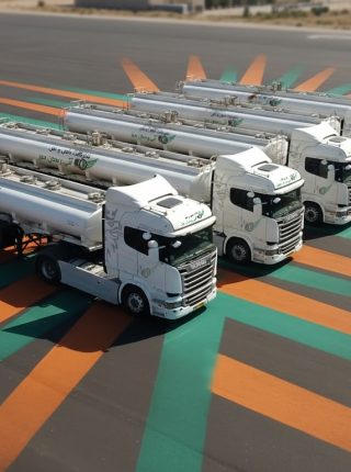 آنی رسان سبز پیمانکار حمل اسید سولفوریک